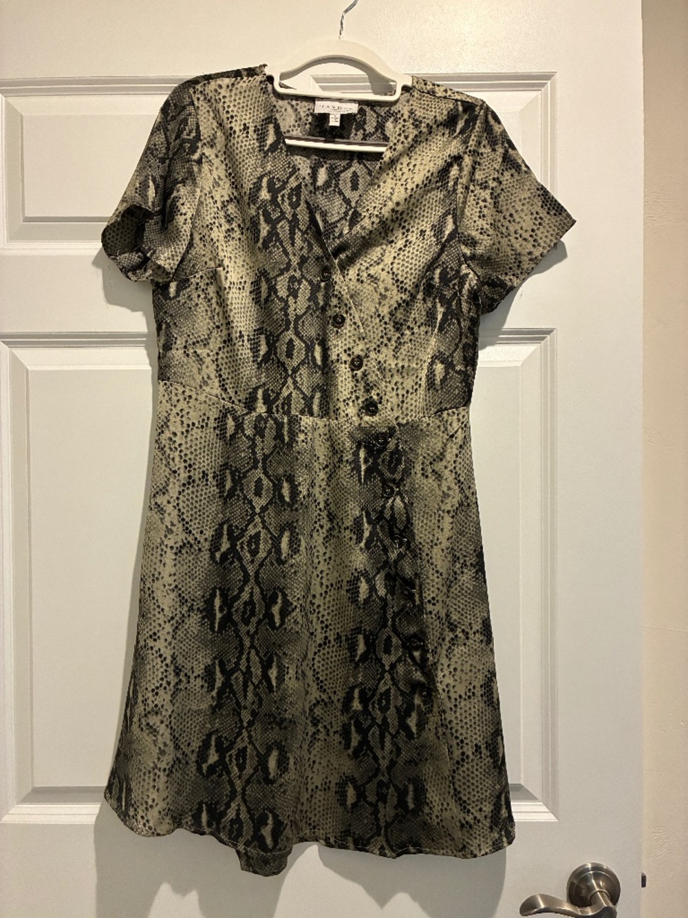 Dress, snakeskin print